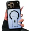 Capa de Celular com Suporte Magnético Pindun Adequada para Apple 18 Pro Max, Toque Premium, Proteção para Lente para 13/11/17/18