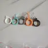 Cordón de Silicona para Ventilador Anillo de Silicona con Gema Cordón Cubierta de Audífonos Colgante de Silicona Cordón de Silicona Líquida