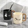 Vaso Lavable Transfronterizo para Uso Doméstico, Vaso de Plástico para Cepillo de Dientes de Dormitorio Estudiantil, Vaso para Enjuague Bucal para Exteriores Resistente al Moho y Antibacteriano, Regalo al por Mayor