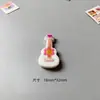 Novo Guitarra Impressa Simulada de Resina com Capa de Celular DIY Grampo de Cabelo Adesivo para Copo de Água Caixa de Armazenamento Materiais Decorativos Atacado