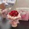 Flores Secas Flores Reales Ramo de Rosas Mini Flores Eternas Pequeños Adornos Estilo Chanel Ramo Regalo Acompañante Flores Decorativas para Coche