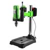Máquina roscadora eléctrica universal de brazo basculante de mano, taladro de banco con plataforma automática, máquina roscadora, portabrocas para tarraja