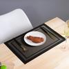 Estilo Europeu Retangular Estudante Antiescaldante Impermeável PVC Isolamento Térmico Tapete Jogo Americano Tapete de Mesa Tapete de Prato Tapete de Tigela Toalha de Mesa Design Moderno Simples