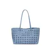 Bolsa de cesta casual de verão para viagem, design moderno vazado, bolsa de ombro, bolsa de axila, alta qualidade, grande capacidade e bolsa tote versátil