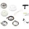 Cuerda de arranque con polea para motosierra Stihl MS250/251 381/361/382 Manija de trinquete de resorte Er Clip de seguridad