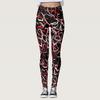 Leggings Femininas Casuais Slim-fit Emagrecedoras Personalizadas com Estampa Digital de Amor para o Dia dos Namorados 2024 Europeu e Americano