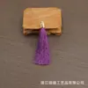 8cm capuchón de metal borla pequeña borla abanico colgante marcapáginas borla ropa accesorios para el cabello borla accesorios decorativos al por mayor