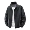 Novas peças de outer wear para primavera e outono: Jaqueta corta-vento leve, de camada única, para homens e mulheres, sem capuz, com gola alta, estilo esportivo casual, adequada para atividades ao ar livre