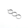 Novo Produto Design DIY Simples de Aço Inoxidável Base Redonda com Pedra Longa Acessórios de Brincos com Borla Prontos para Venda