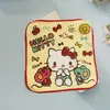 15*15 toalha de algodão quadrada pequena de desenho animado toalha pequena para bebê creche toalha de baba Pudim Yugui KT Xiao Mao