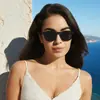 Gafas de Sol Pequeñas Redondas Estilo Hong Kong para Mujer 2026 Nuevas de Moda Estilo Urbano para Hombre Cuadradas Retro Anti-UV para Conducir