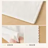 Nuevos paños de limpieza de poliéster-algodón, blancos, para uso doméstico, paños para lavar platos de cocina, con bordes ondulados, absorbentes y sin pelusa