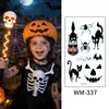 Atacado Novo Halloween Decoração de Feriado Graffiti Tatuagem Adesivo Bagagem Computador Adesivo À Prova D'Água DIY