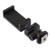 Montagem de Sapata Fria para Tripé com Parafuso 1/4 com Clipe para Celular para Câmera Dslr Montagem de Sapata Fria Suporte para Celular