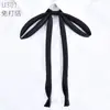 Corbata de lazo jk sin nudos raíz de pluma gigante estilo universitario femenino corbata estudiante uniforme académico foto de graduación flor de cuello uniforme escolar lazo