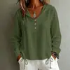 2026 Otoño/Invierno Nuevo Moda Casual Transfronteriza Europea y Americana de Color Sólido con Botones y Capucha Camisa de Manga Larga Top para Mujer