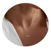 Collar de Diamantes con Colgante Elegante en Forma de Hoja Transfronterizo para Uso Diario Cadena para Clavícula Joyería Nueva para Mujer Venta al por Mayor