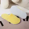 Pantuflas Desechables para Hotel Niños Engrosadas Antideslizantes Terciopelo de Coral Hotel Cinco Estrellas B&B Salón de Belleza Pantuflas de Algodón Venta al por Mayor