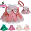Itens Quentes de Venda TransfronteiriçaVestido Infantil com Renda e Laço, Vestido Princesa Sem Mangas para Crianças Pequenas, Adequado para Todas as Estações