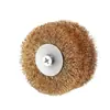 Escova de Arame Elétrica Roda de Polimento Remoção de Ferrugem Escova de Arame de Cobre Espessada Escova de Ferro Roda de Arame para Polimento Limpeza