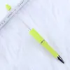 Plumas de Cuentas de Colores, Plumas Creativas para Bolígrafo DIY con Cuentas, Lindos Bolígrafos de Tinta de Gel con Gradiente de Color Macarrón Multicolor, Al por Mayor en Stock