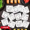 Guantes Desechables Grado Alimenticio Catering Empaque Individual Pequeño Engrosados Pollo Frito Pizza Langosta Pato Guantes para Llevar
