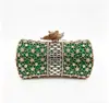 Bolso de noche único transfronterizo con adornos de pedrería, clutch para mujer