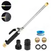 Regador de Aço Inoxidável com Cabo Longo Aspersor Ferramenta de Lavagem de Carros Lavadora de Carros Jardim Pistola de Água Longa Lavagem de Carros de Alta Pressão Pistola de Água de Alta Pressão Venda Direta