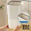 Cubo de basura de pared para uso doméstico, diseño elegante, específicamente para baños y aseos, elimina la necesidad de agacharse, adecuado para cocinas y salas de estar, también funciona como portapañuelos