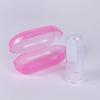 Terno atacado escova de dentes de silicone para cães e gatos escova transparente para os dedos do cão ferramentas de limpeza oral para gatos suprimentos para animais de estimação
