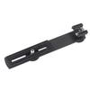 Barra transversal larga/corta soporte de doble cabezal para flash externo DV barra transversal de una palabra soporte para lámpara de fotografía soporte de zapata