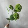 Boda Estilo Coreano con Plantas Verdes Frescas, Decoración de Ramo de Flores Atado a Mano de Graduación, Arreglo Floral, Decoración de Flores Artificiales Estilo Jardín Monet Estilo Bosque