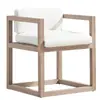 Mesa y Sillas de Teca para Exteriores Muebles de Jardín para Patio Villa al Aire Libre Mobiliario para B&B Mesa y Sillas de Comedor de Madera Maciza Personalización de Fábrica Transfronteriza