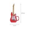 Taza Creativa con Forma de Guitarra Nueva Extraña Taza de Cerámica 3D Moda Artesanía Regalo Decoraciones Adornos Diarios