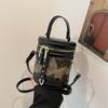 Bolso de mujer popular 2024, nuevo estilo chino, estilo nacional, bolso de cubo, bolso de mano bordado de alta calidad, bolso bandolera de hombro.