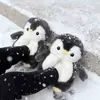 Novo Pinguim de Pelúcia Fofo Estilo Coreano de Inverno Sapatos Quentes de Algodão Peludo para Crianças Meninas Indoor e Outdoor em Estoque