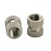 Tapa de tornillo de tuerca moleteada de acero inoxidable 304 piezas no estándar de acero inoxidable piezas insertadas por inyección tuerca moleteada de acero inoxidable