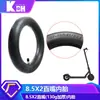 Adecuado para Accesorios de Patinete Eléctrico M365 Pro 1S Rueda Interna Inflable Universal de 8.5 pulgadas con Válvula Recta Neumático Engrosado
