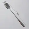 Cuchara Mezcladora Comercial de Acero Inoxidable 304, Cuchara Larga para Hielo, Cuchara de Bar, Cuchara para Miel, Cuchara Comercial para Café, Cuchara para Postres de Té con Leche