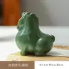 Cerâmica Kiln Ru Cavalo Tang Pequeno Animal de Chá Cavalo Verde Criativo e Personalizado Presente de Alto Padrão Decoração de Sala de Estar Interna para Uso Doméstico