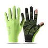 Luvas de Ciclismo Luvas para Esportes ao Ar Livre Sensação Gelada Respiráveis Essenciais para Dirigir Proteção Solar Antiderrapante Flip-top Luvas Finas