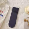 Calcetines Calcetines de Media Caña para Mujer Primavera y Otoño Anti-pilling Hechos a Mano Sin Costuras Holgados Lunares Talón Recto Apilados