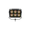 Nuevo Foco para Motocicleta con 8 Ojos, Ventilador, Faro LED de Doble Color, Luz Alta y Baja, Súper Brillante, Doble Fila, Alta Potencia