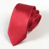 Corbata de Grupo de 5 cm Lijado Hecho a Mano Corbata de Hombre Color Sólido Azul Corbata de Boda Negocios Monocromática Padrino