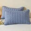 Funda de Almohada Anti-Aceite para la Cabeza 48X74 Anti-Saliva y a Prueba de Suciedad Par de Cubiertas Protectoras para el Relleno de Almohada Capa Aislante Anti-Sudor