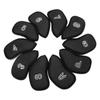 Fundas para Cabezas de Hierro de Golf, Fundas para Cabezas de Clubs, 10 Piezas/Set, Tela de Malla con Algodón Denso, Protectores para Cabezas de Clubs de Golf