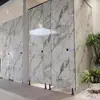 Servicio de Instalación y Medición de Mamparas de Baño, Mampara de Tablero HPL Formica, Mampara de Baño de Panal de Aluminio