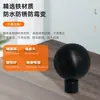 Venta al por mayor de fábrica Barra romana todo tipo de terminales decorativos bola hueca terminal decorativo transparente accesorios para barra de cortina de hierro