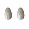 Brincos de Pedra com Tarraxas de Prata 925, Design de Moda Tendência 2023, Brincos Simples de Esmalte para Mulheres