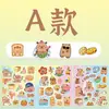 Pegatinas de gato lindo de dibujos animados al por mayor para diario DIY de estudiantes, funda de teléfono, pegatinas decorativas para taza de agua, pegatinas para niños